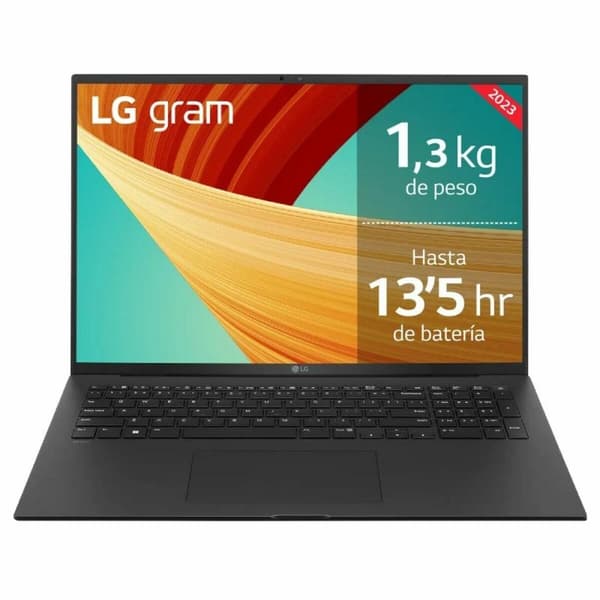 Laptop LG 17Z90R-E.AD75B 17" i7-1360P 32 GB RAM 512 GB SSD AZERTY Qwerty Spanska