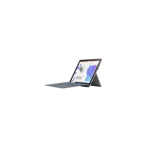 BEGAGNAD Microsoft Surface Pro 7 Plus 12.3" i5 16GB 256GB SSD Silver med tangentbord Svart Klass B