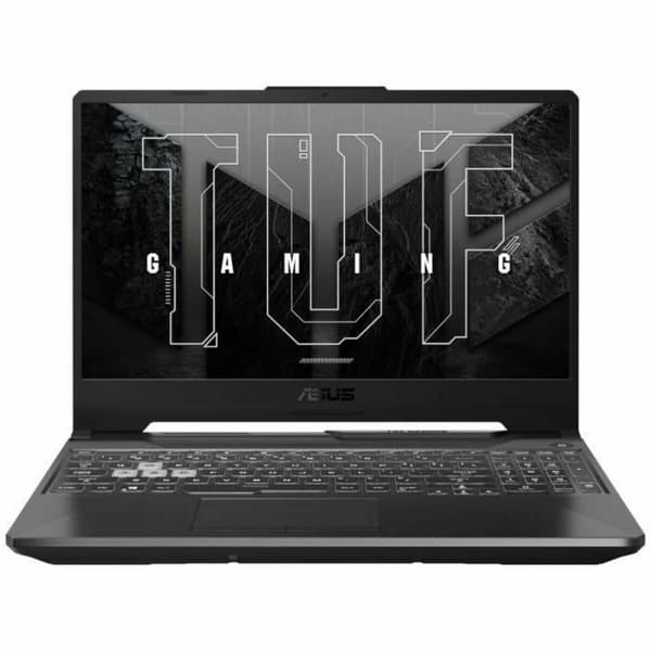 BRUGT Bærbar computer Asus TUF Gaming A15 15,6" 16 GB RAM 512 GB SSD NVIDIA GeForce RTX 3050 Azerty Fransk AMD Ryzen 5 7535HS (Refurbi Sort