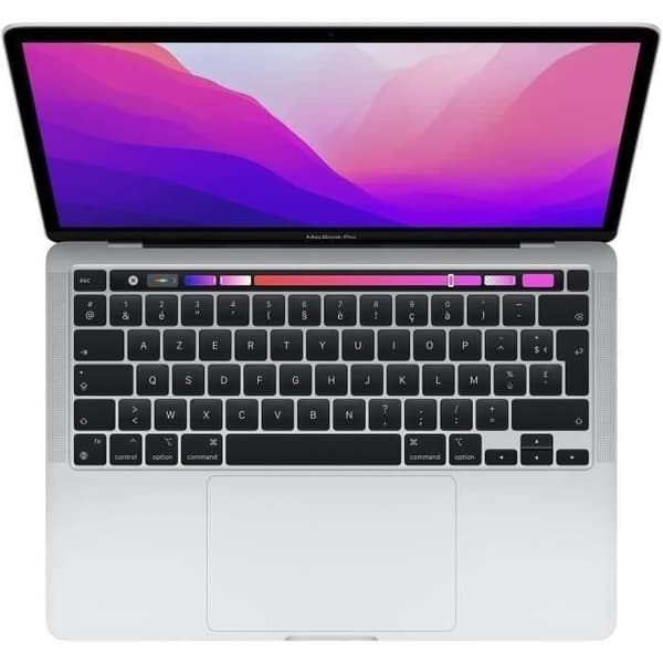 Apple - 13,3" MacBook Pro M2 - RAM 8Go - Lagring 256Go - Silver - AZERTY (2022) - Återställd - Mycket gott skick- REFURBISHED