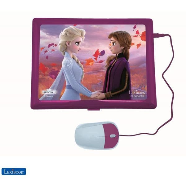 Lexibook Frozen Tvåspråkig utbildningshäfte tjeckiska/engelska, 124 aktiviteter