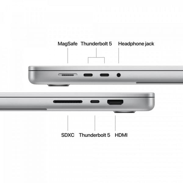 Apple MacBook Pro 16" M4 Max 48 Gt, 1 Tt 2024 - bärbar, silver (MX2W3)