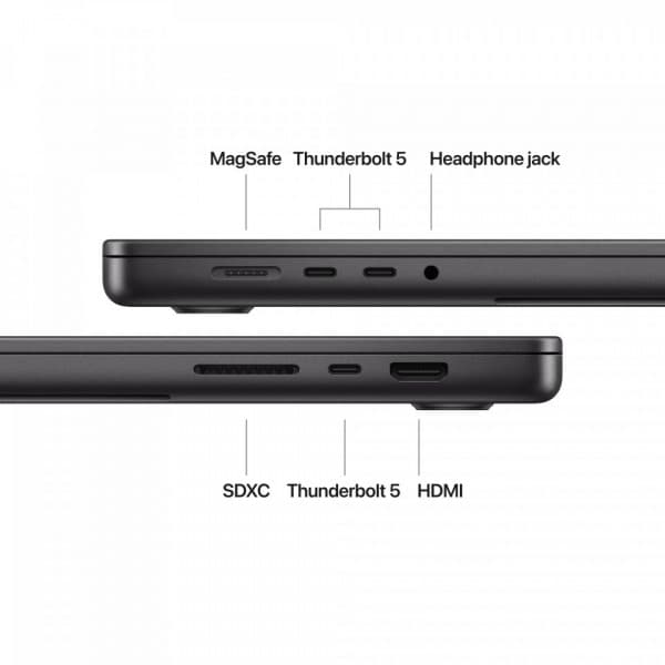 Apple MacBook Pro 16" M4 Max 64 Gt, 1 Tt 2024 -kannettava, tähtimusta (MX313)