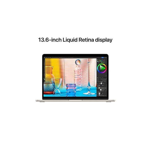 Apple MacBook Air 13" M2 16 GB, 256 GB 2022 - bärbar dator, stjärnvitt (MC7W4)