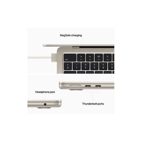 Apple MacBook Air 13" M2 16 GB, 256 GB 2022 - bärbar dator, stjärnvitt (MC7W4)