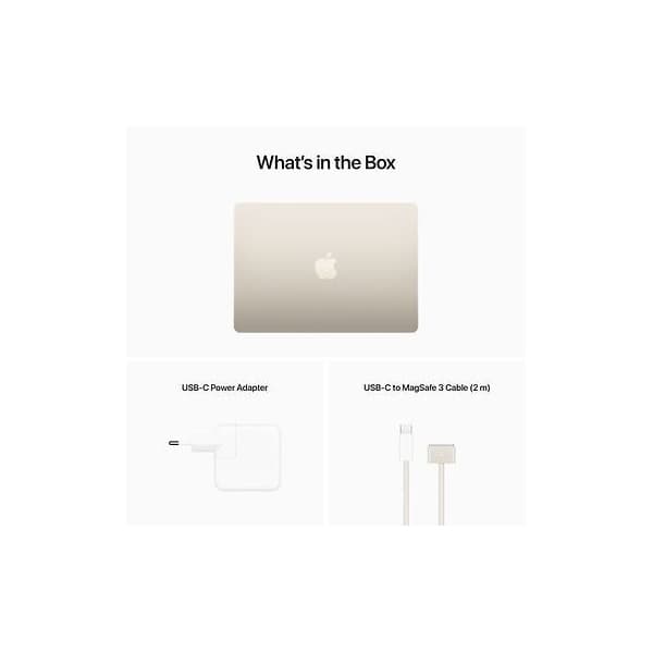 Apple MacBook Air 13" M2 16 GB, 256 GB 2022 - bärbar dator, stjärnvitt (MC7W4)
