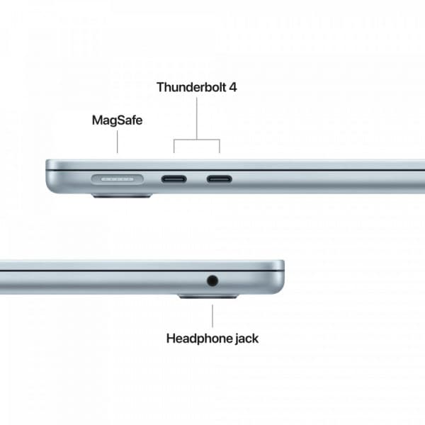 Apple MacBook Air 13" M4 24 GB, 512 GB 2025 -bärbar, himmelsblå (MC6U4)