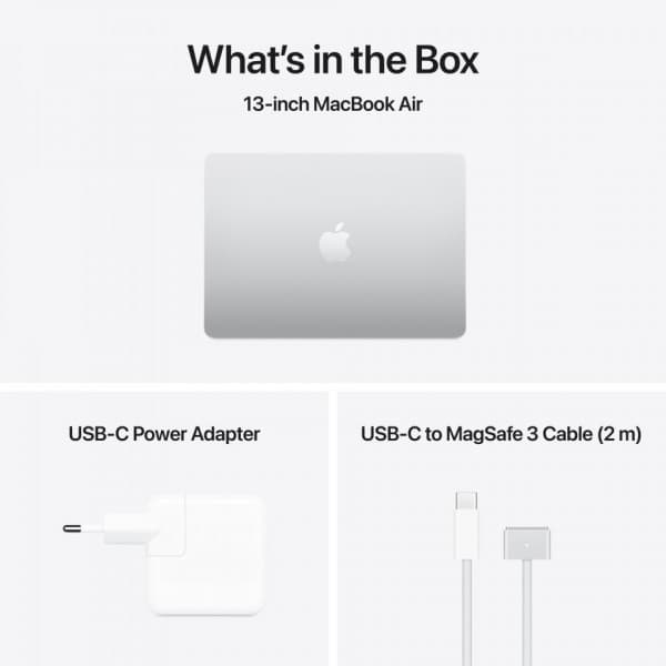 Apple MacBook Air 13" M4 24 GB, 512 GB 2025 - bärbar, silver (MC654)