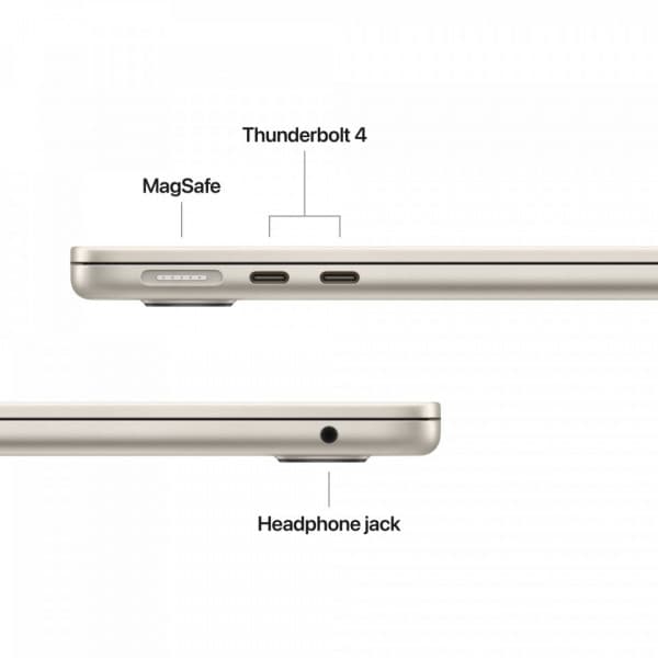 Apple MacBook Air 13" M4 24 GB, 512 GB 2025 - bärbar dator, stjärnvitt (MC6A4)