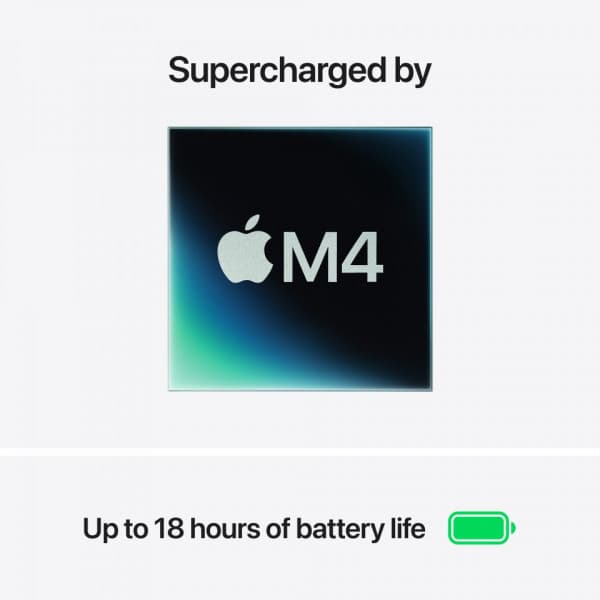 Apple MacBook Air 15" M4 16 GB, 256 GB 2025 - bärbar dator, himmelsblå (MC7A4)