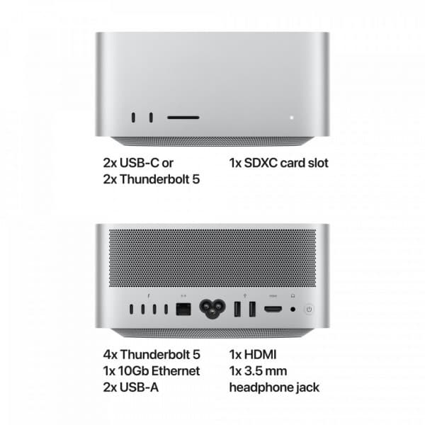 Apple Mac Studio M3 Ultra 96 Gt, 1 Tt-dator (MU973)
