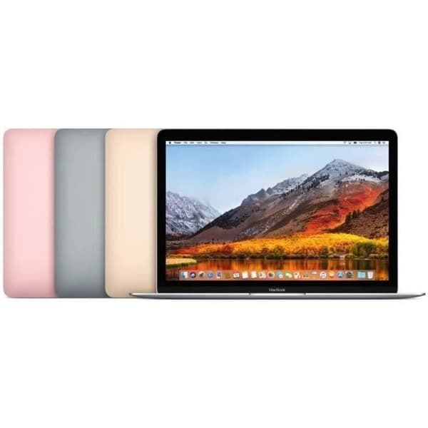 MacBook 12" Retina - Intel Core i5 - RAM 8Go - 512Go SSD - Gris Sidéral (2017) - Återvunnen - Mycket bra skick- REFURBISHED
