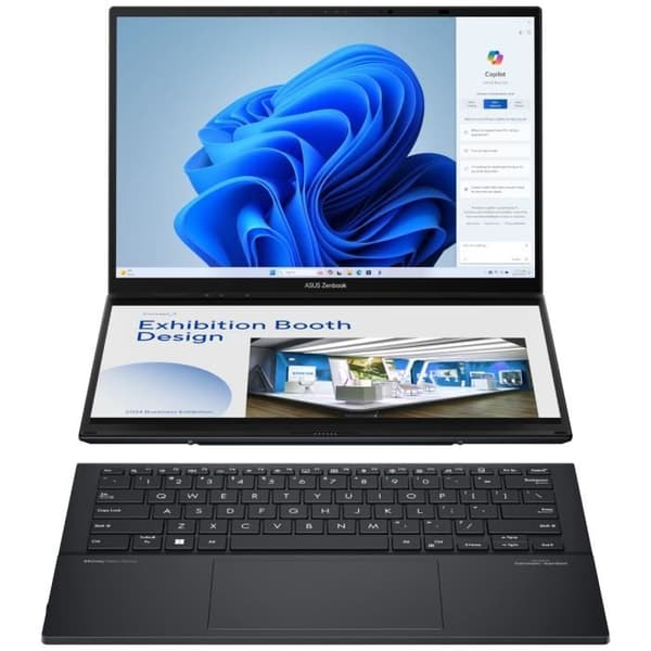 PC Ultraportabel ASUS ZenBook Duo OLED UX8406 | Win 11 - 14" WUXGA Taktile - Intel Core Ultra 9 - RAM 32Go - 1To SSD