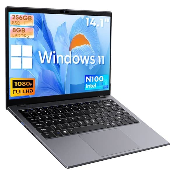 CHUWI GemiBook XPro 14,1" bärbar dator med Intel N100-processor, 8GB RAM, 256GB SSD och 5000mAh batteri