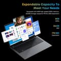 Miniatyrbild 3 av 5: CHUWI HeroBook Plus 15.6" FHD | Intel N4020, 8Go RAM, 256Go SSD | Ultrafin, HD-webbkamera – Ideal för distansarbete &amp; mobil kontorsarbete