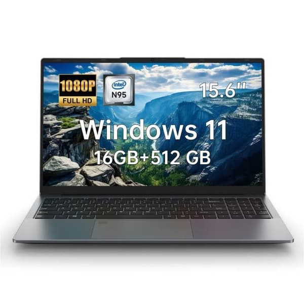 Alldocube GTbook 15 2Gen Bärbar Dator - Intel N95 Processor 15.6" Skärm 16GB +512GB Windows 11 - Grå