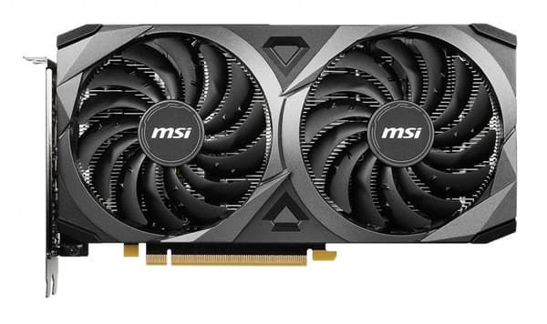 MSI - RTX 3060 VENTUS 2X OC grafikkort - 12 GB (912-V397-039) - LHR Sort