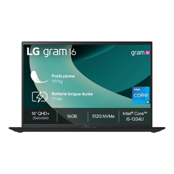 LG gram 16Z90RU-G.AP55F - 16"