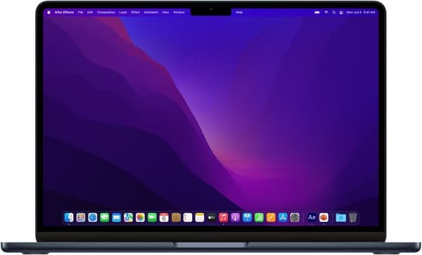 MacBook Air 13" 2022 Apple M2 3.5 Ghz 8 CPU/10 GPU - 24GB 1TB SSD Space Grey - Renoveret - Meget god stand