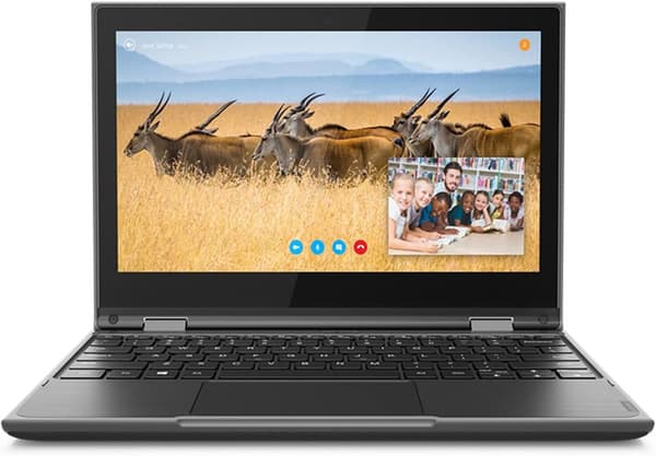 LENOVO Notebook 300E AMD G3 3015CE 4G 32G QWERTY es Chrome OS 82J9000RSP Harmaa