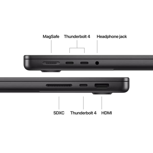Apple MacBook Pro (2024) 14.2″ M4 32GB 512GB – Rymdsvart