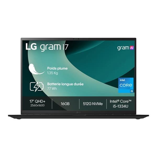 LG gram 17Z90RU-G.AP55F - 17"