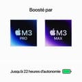 Miniatyrbild 4 av 6: Apple - 16" - MacBook Pro M3 Pro (2023) - RAM 18Go - Lagring 512Go - Sideral svart - Azerty (2023) - Återvunnen - Utmärkt skick- REFURBISHED