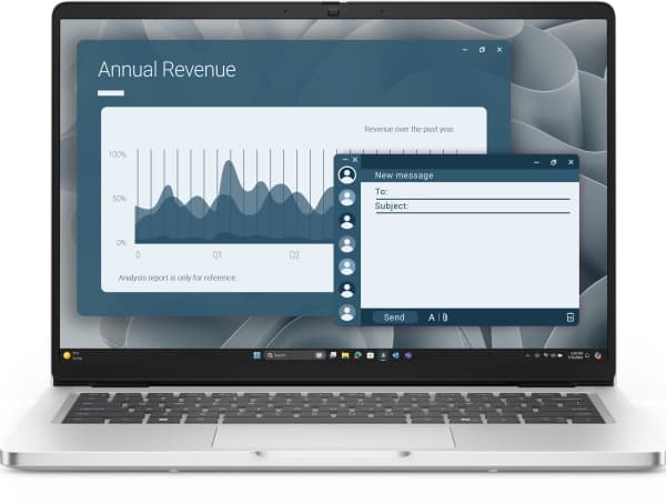 Laptop Dell Pro 14 PC14255/AMD Ryzen AI 7 PRO 350/16GB/1TB/14.0 FHD+/Radeon 860M/FgrPr/FHD/IR Cam/Mic/WLAN+BT/Backlit Kb/3 Cell/W11Pro