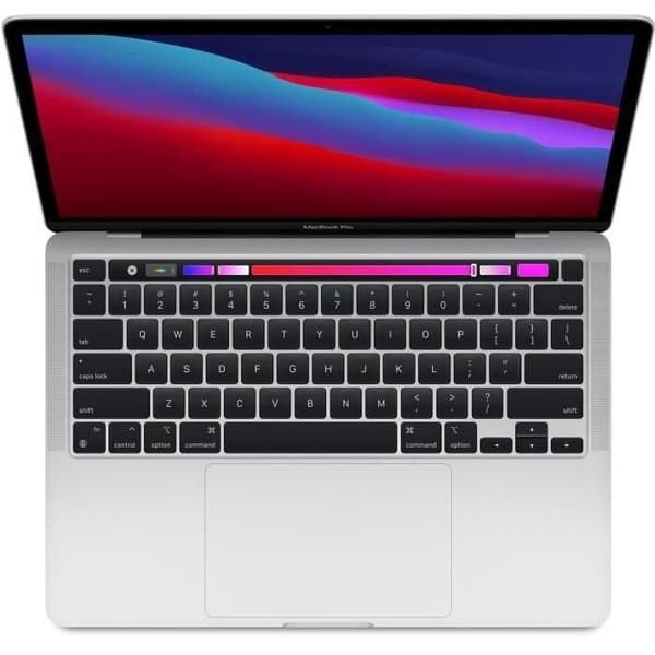 Apple - 13,3" MacBook Pro Touch Bar (2020) - Apple M1-chip - RAM 8Go - 256Go - Silver (2020) - Återfurbished - Mycket bra skick- REFURBISHED
