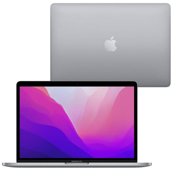 Apple MacBook Pro Retina Touch Bar 13" Apple M2 3,5 GHz 24GB 1 TB SSD Silver (2022) - Kunnostettu - Erittäin hyvässä kunnossa