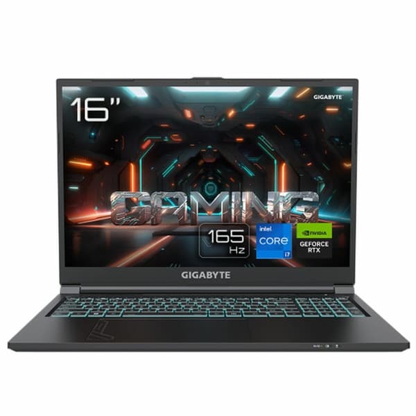 Bärbar dator Gigabyte 9RC56KF0HDIK0IES000 16" Intel Core i7-13700H 16 GB RAM 512 GB SSD Qwerty Spanska Nvidia Geforce RTX 4060 Svart