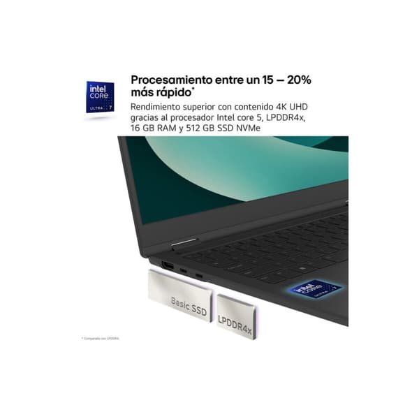 Bärbar dator LG 14Z90RU-G.AA55B 14" 16 GB RAM 512 GB SSD