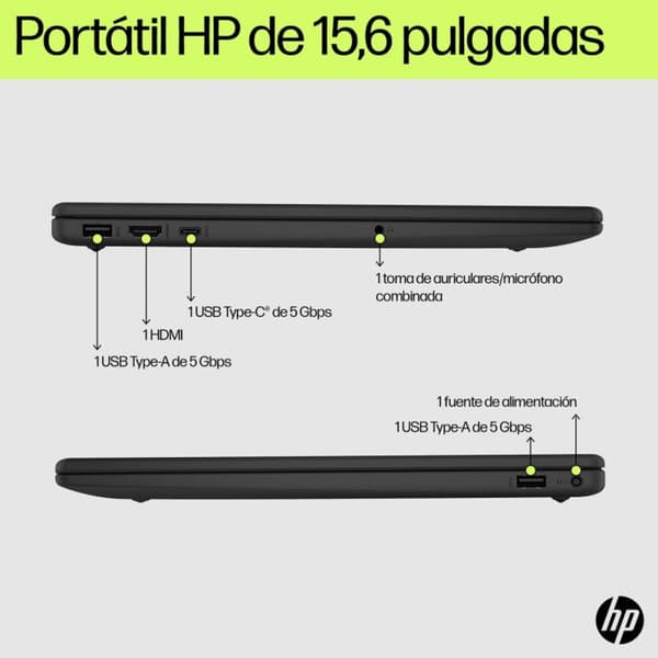 Bärbar dator HP 15-fd0035ns 15" 8 GB RAM 256 GB Intel Core i3 N305