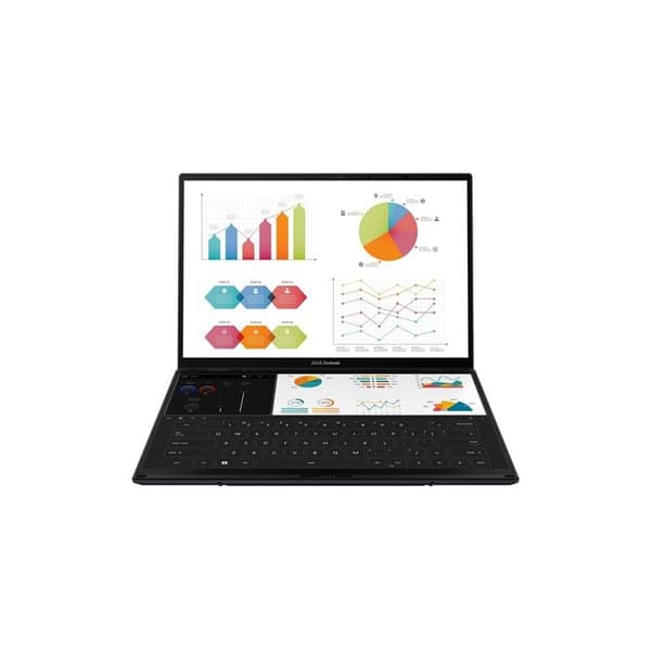 PC bärbar Asus Zenbook Duo OLED UX8406CA-DRFPZ240W 14" Pekskärm Intel® Core™ Ultra 9 32 GB RAM 1 TB SSD Grå