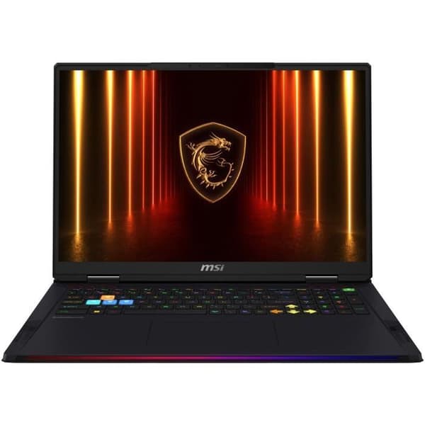 PC bärbar gamer - MSI - Raider 18 HX AI - 18" UHD+ MiniLED 120Hz - i9-285HX - RAM 64 Go - SSD 4 To - RTX 5080 - Windows 11