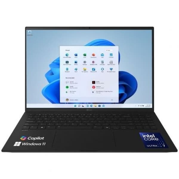 Bærbar computer LG 16Z90T-G.AA78B 16" intel core ultra 7 16 GB RAM 1 TB SSD Spansk qwerty Sort