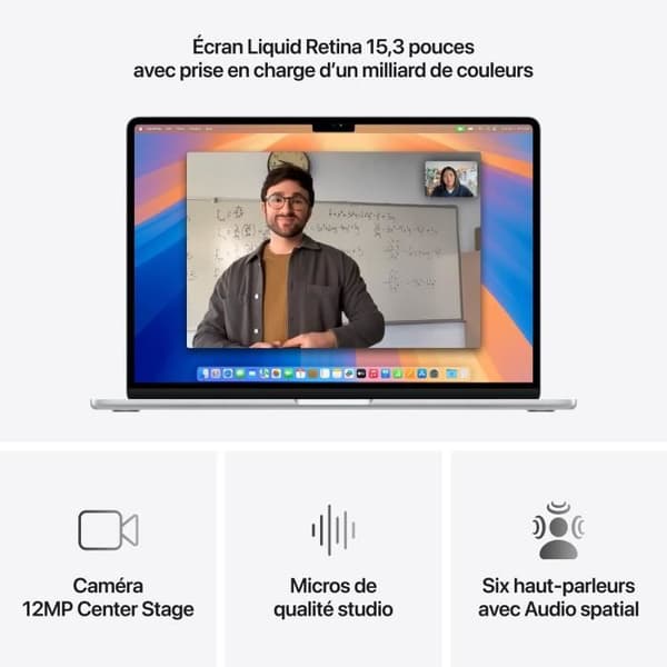 Apple - 15,3" MacBook Air M4 (2025) - 24 GB RAM - 512 GB lagerplads - 10-core CPU - 10-core GPU - Sølv