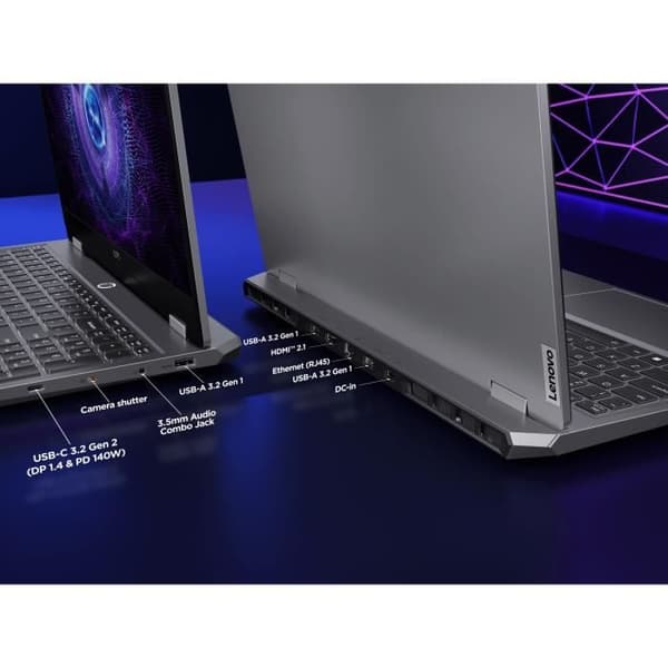 LENOVO LOQ 15IAX9 Pelikannettava | Ilman Windowsia - 15.6'' FHD 144Hz - Core i512450H - RTX 4050 105W - 24GB RAM - 512GB SSD AZERTY