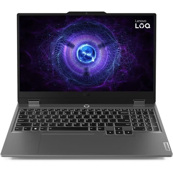 LENOVO LOQ 15IAX9 Pelikannettava | Ilman Windowsia - 15.6'' FHD 144Hz - Core i512450H - RTX 4050 105W - 24GB RAM - 512GB SSD AZERTY