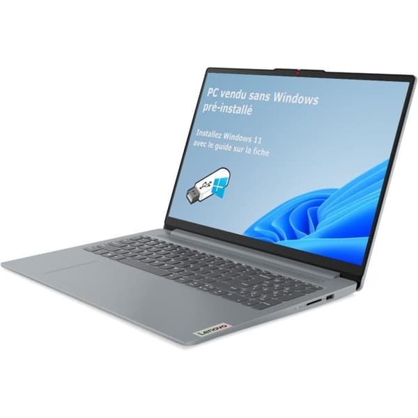 LENOVO Ideapad Slim 3 16IAH8 Bärbar dator | Utan Windows - 16'' WUXGA - Core i5-12450H - 16 GB RAM - 512 GB SSD - AZERTY