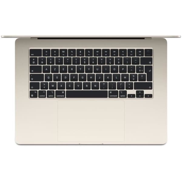 Apple - 15" MacBook Air M3 (2024) - 16 GB RAM - 512 GB lagring - Starlight - AZERTY
