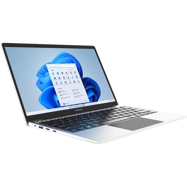 Bärbar bärbar dator - THOMSON NEO14 - 14.1 HD - Celeron N4020 - 4 GB RAM - 128 GB SSD - Windows 11S - Vit - AZERTY + Office 1 år