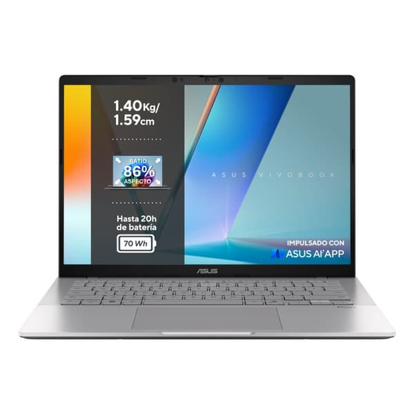 Bärbar dator Asus VivoBook S14 S3407CA-LY075W 14" intel core ultra 5 16 GB RAM 1 TB SSD Qwerty Spanska
