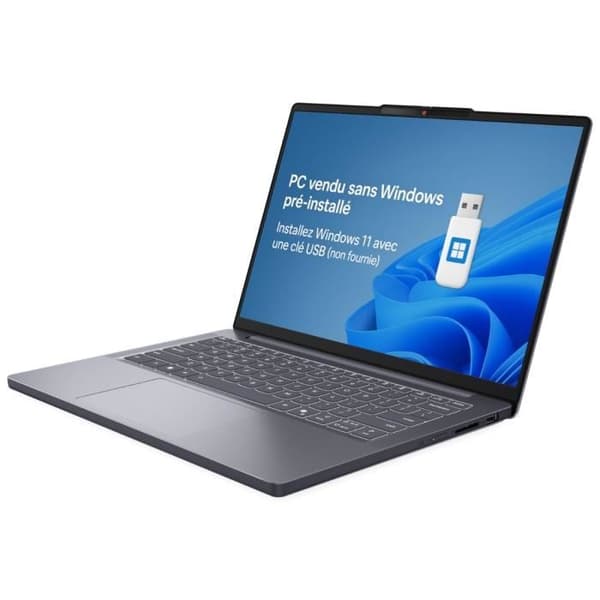 LENOVO IdeaPad Slim 3 14IRH10 bärbar dator | Utan Windows - 14'' WUXGA OLED - Core i5-13420H - 16 GB RAM - 512 GB SSD - AZERTY
