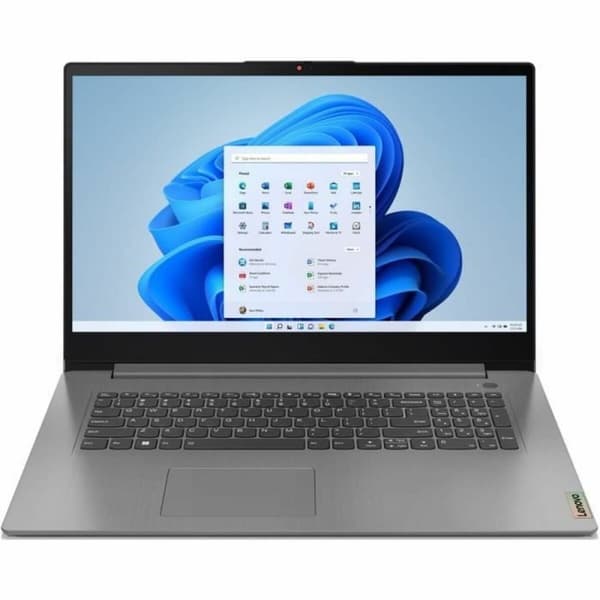 Bärbar dator Lenovo 17,3" Intel Core I3-1215U 8 GB RAM 512 GB SSD Grå