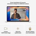 Miniatyrbild 8 av 9: Bärbar dator Apple MacBook Air M4 15,3" M4 16 GB RAM 256 GB SSD
