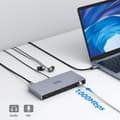 Pikkukuva 3 / 4: MOKiN Docking Station, 15 Porttia, 4K 60Hz Videolähtö, 100W Virtalähde