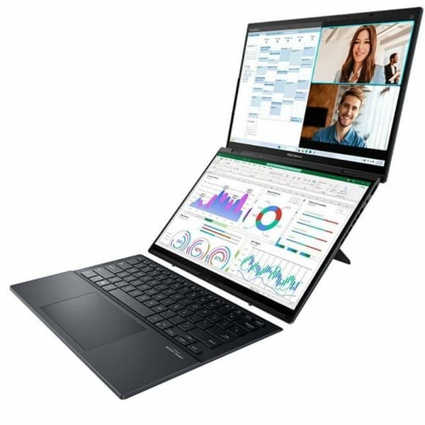 Laptop 2 i 1 Asus ZenBook Duo OLED UX8406CA-PZ152W 14" Qwerty Spanska 1 TB SSD