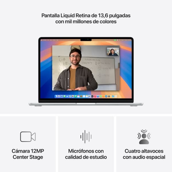Laptop Apple MW0X3Y/A 13" M4 16 GB RAM 512 GB SSD