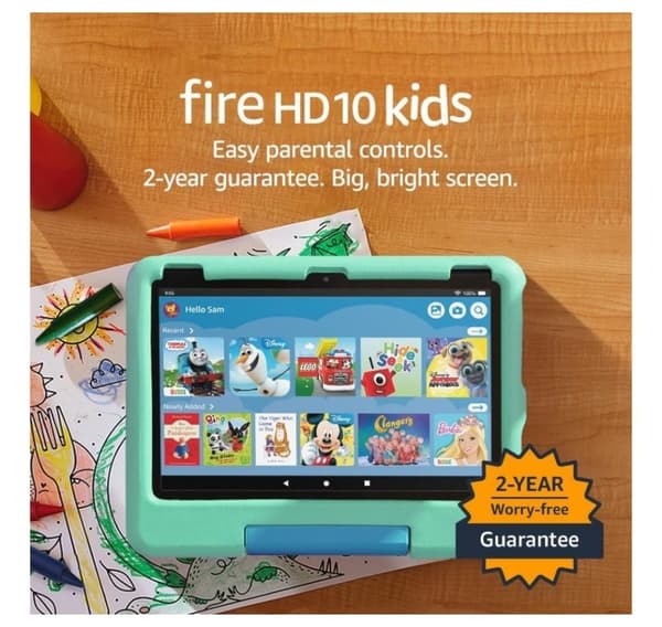 Amazon Fire HD10 32GB Kids 13th Gen, grön